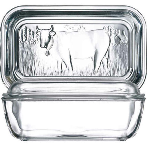 Luminarc Butterdose Kuh 17x10,5x7cm