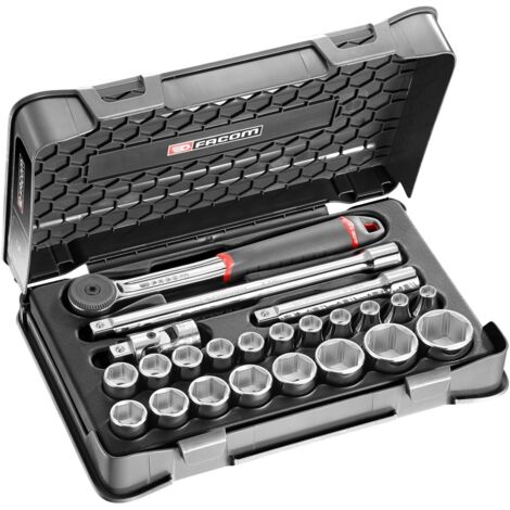 FACOM Steckschlüssel-Set 1/2 S.161B, 23-tlg. (1/2)