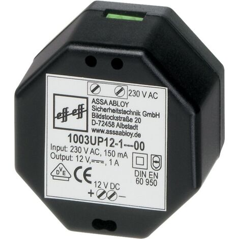 effeff Eingebautes Netzteil schwarz für Zutrittskontrolle (1/3)