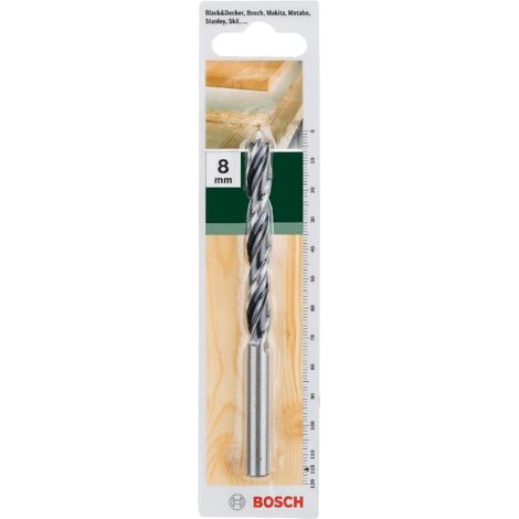 Bosch Accessories 2609255205 Holz-Spiralbohrer 8 mm Gesamtlänge 115 mm Zylinderschaft 1 St.