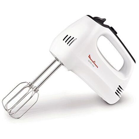Moulinex HM3101B1 Elektrischer Handmixer Weiß 300W 5 Geschwindigkeiten