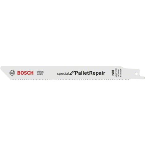 Bosch Professional 100 Einheiten Blatt de Säbelsäge S S 725 VFR Special for Palettenreparatur (Länge 190 mm, Zubehör de Säbelsäge) (1/5)