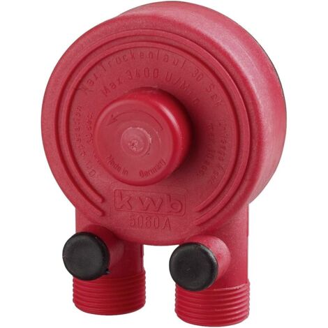 Bohrmaschinenpumpe 3000 l/h – für Flüssigkeiten – kompakt für enge Räume – einfache Handhabung – für Hartholz und Teak – KWB (1/3)