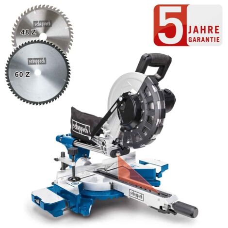 Scheppach HM254-Kappsäge mit integriertem Laser 2000W