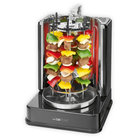 Clatronic DVG 3686 schwarz Döner-Vertikal-Multigrill