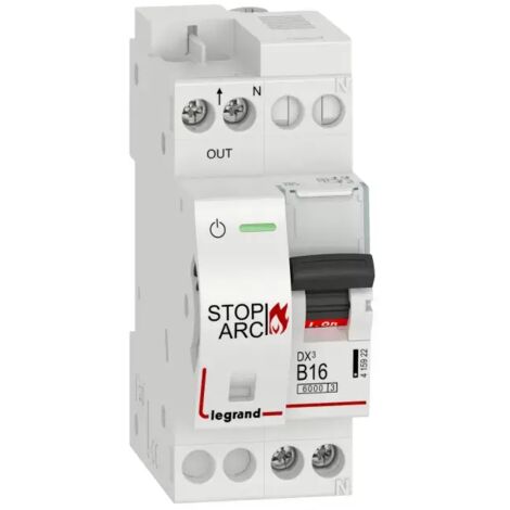 Legrand Fehlerschutzschalter schwarz 16 A 230 V (1/2)
