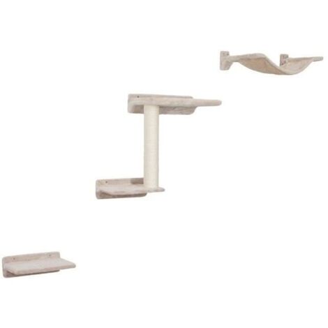 Katzen-Kletterwand Zugspitze Holz Beige Kerbl
