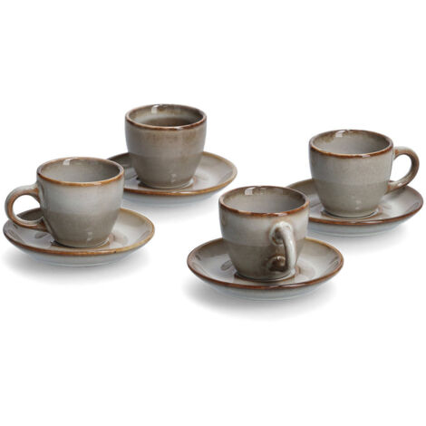 Espresso-Tassen, 8er-Set, Keramik, ZELLER (1/3)