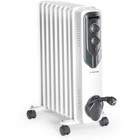 TROTEC Radiator Heizung TRH 20 E – Heizleistung 800 W / 1200 W / 2000 W – Elektro Heizkörper, 9 Rippen, Raumgröße 25 m² / 60 m³