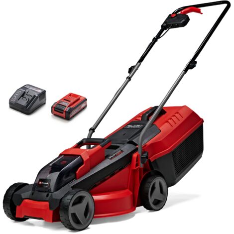 Einhell GE-CM 18/30 Akku-Rasenmäher 30 cm Schwarz Rot