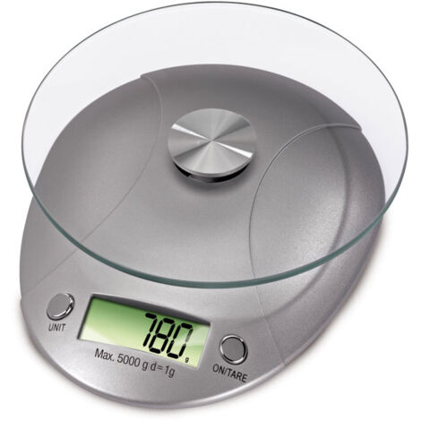 Xavax Milla Küchenwaage Silber Präzision 5 kg
