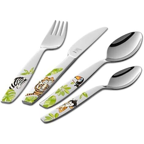 ZWILLING Kinderbesteck Jungle Edelstahl 4teilig