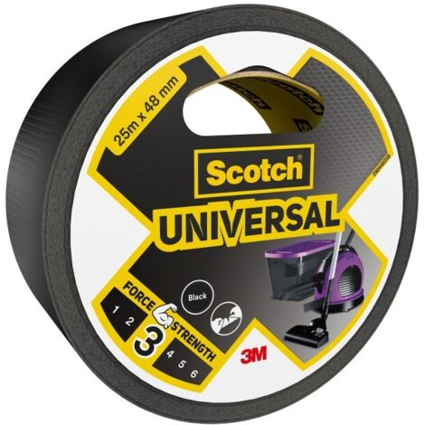 SCOTCH Universal Reparaturband, einseitig L.25 m x B.48 mm schwarz SCOTCH
