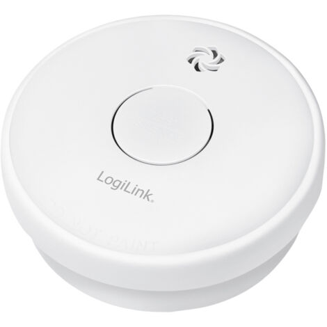 Logilink – Rauchwarnmelder batteriebetrieben – fotoelektrischer Sensor – 85 dB Alarm – einfache Montage – EN14604-zertifiziert (1/7)