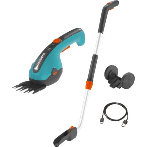 Gardena Set Akku-Grasschere ClassicCut Li turquoise