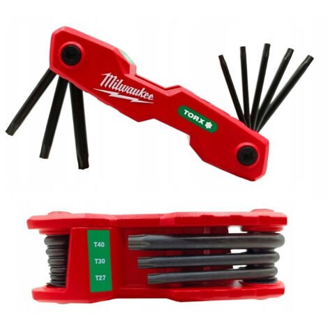 Milwaukee Faltbare Torx-Schlüssel-Set 8 Teile (1/5)