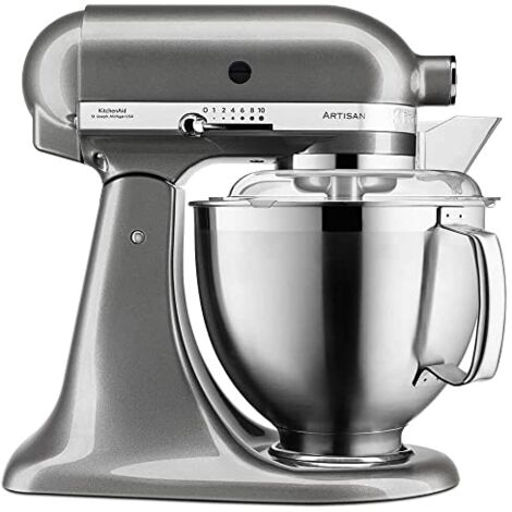 KitchenAid Artisan 5KSM185PSEMS Medallion silber