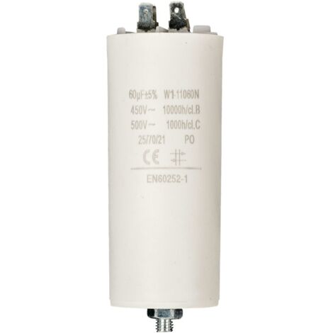 Kondensator Motorkondensator Anlaufkondensator Arbeitskondensator 450V 60.0 µF / 60 uF