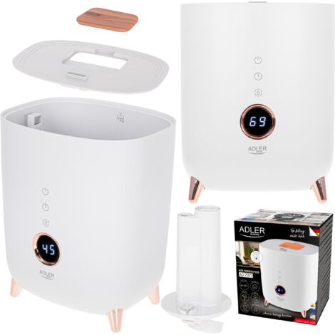 LUFTBEFEUCHTER ULTRASCHALLDIFFUSOR WEISS ADLER AD7972 (1/5)