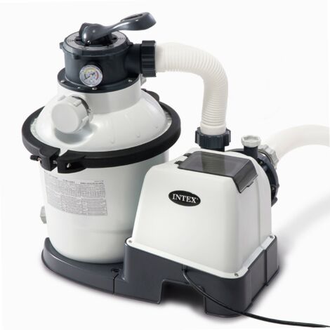 Intex Sandfilter 4m³/h – Förderleistung 4 m³/h – Digitale Steuerung – 6-Wege-Ventil – Für Pools bis 24 m³ (1/5)