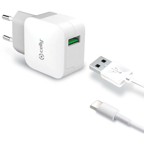 Tragbares Ladegerät Celly TCUSBTYPEC Weiß (1/2)