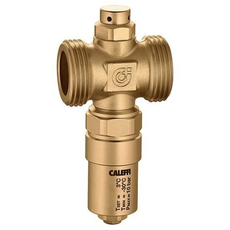 Caleffi Frostschutzventil für Wärmepumpen mit flachd. Verschraubungsgewinde 1'' 108601