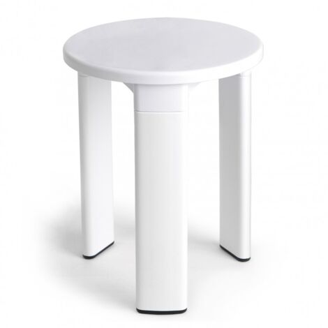 Weißer Hocker TATAY