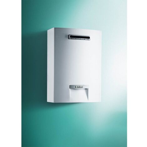 Vaillant outsideMAG 178/1-5 RT Typ A (MTN) Low NOx elektronisch abgedichteter Kammerwasserheizer für den Außenbereich  weiß