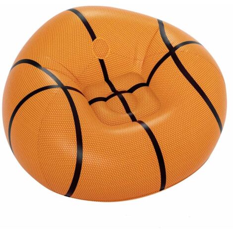Aufblasbarer Luftsessel Basketball Bestway 114x112x66 cm Orange