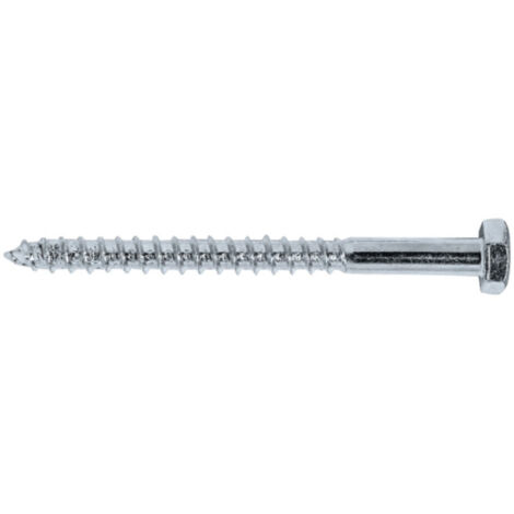 Schachtel mit 250 Einheiten verzinkter Sechskantschrauben Ø8x50mm