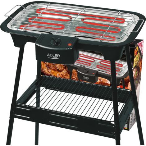 Adler AD 6602 Elektrogrill / Barbecue mit herausnehmbarer Heizung - 2000W (1/5)