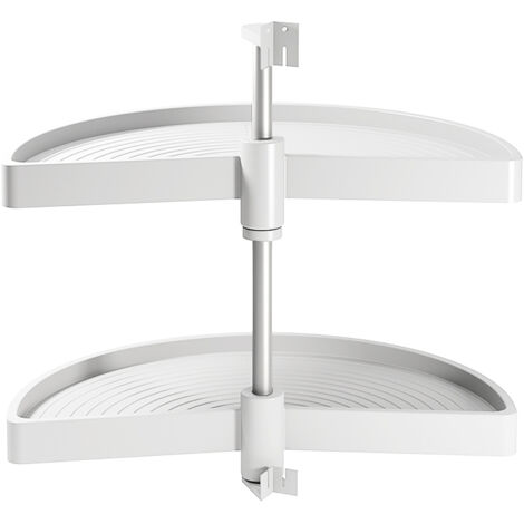 Emuca Shelvo 1/2 Luna Drehteller Weiß 65 cm