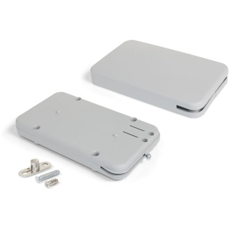 Emuca-Mechanismus für Miniwinch-Falttüren mit Deckel, 10 kg, Stahl und Kunststoff, Grau (1/5)