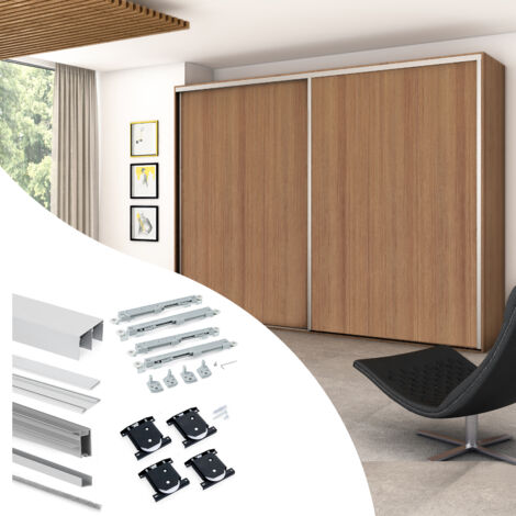 Emuca Modell Schiebesystem Aluminium eloxiert matt (1/5)