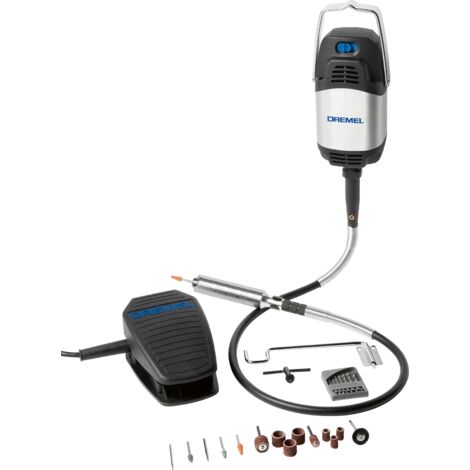 Dremel 9100 Fortiflex Heavy Duty Flexible Shaft - Spezial-Multi-Tool mit 300W Motor, flexiblem Schaft und Fußpedal