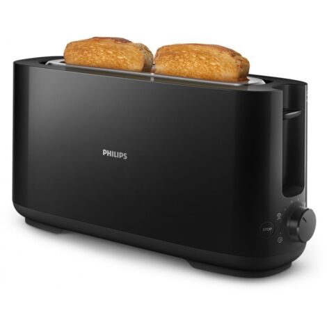 Philips Daily Collection - Toaster (1 Scheibe(n), Schwarz, Kunststoff, Rotary, China, 950W)