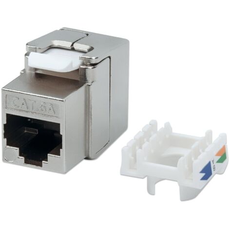 Intellinet 771986 Keystone-Modul Silber Netzwerk Cat6a