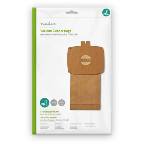 Nedis DUBG110ELE10 Staubsaugerbeutel braun Pack 10 (1/2)