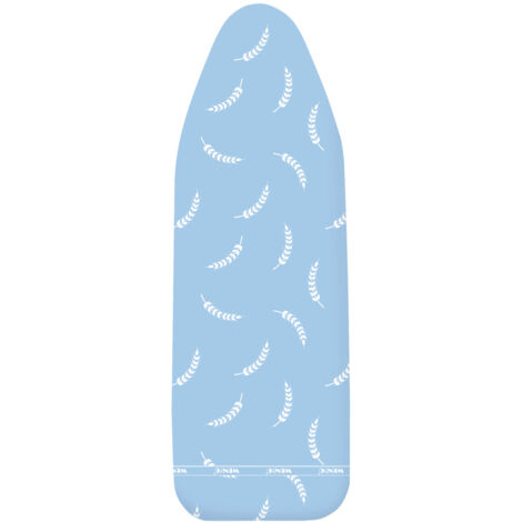 WENKO Bügeltischbezug Air Comfort M, Bügelbrettbezug, 125 x 40 cm, Blau, Baumwolle mehrfarbig