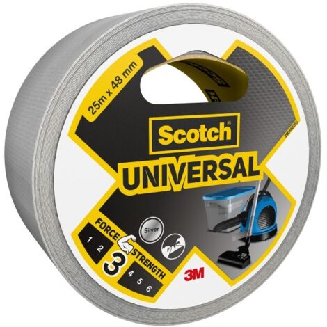 SCOTCH Universal Reparaturband, einseitig L.25 m x B.48 mm grau SCOTCH