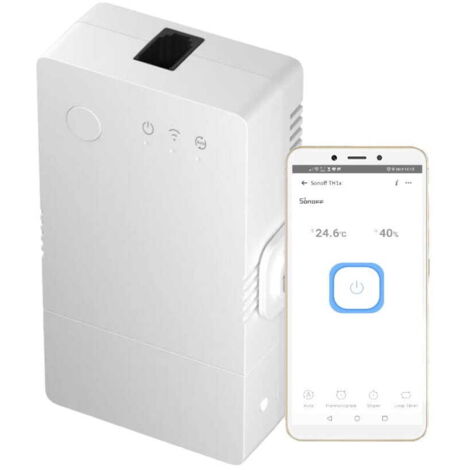 Sonoff THR316 WLAN-Relais mit Temperatur- und Feuchtigkeitsmessung, entspricht Sonoff TH16