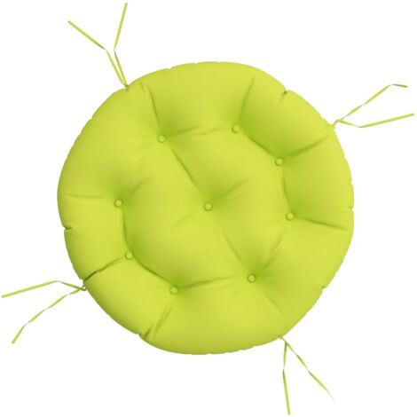 vidaXL Rundkissen leuchtend grün Ø 60 x 11 cm Oxford-Gewebe