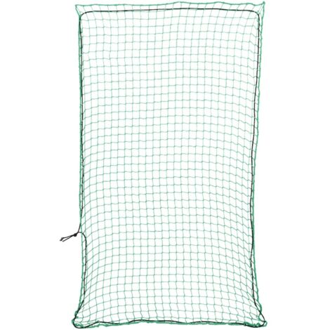 Anhängernetz mit Gummiseil Grün 4x2,5 m PP vidaXL150997