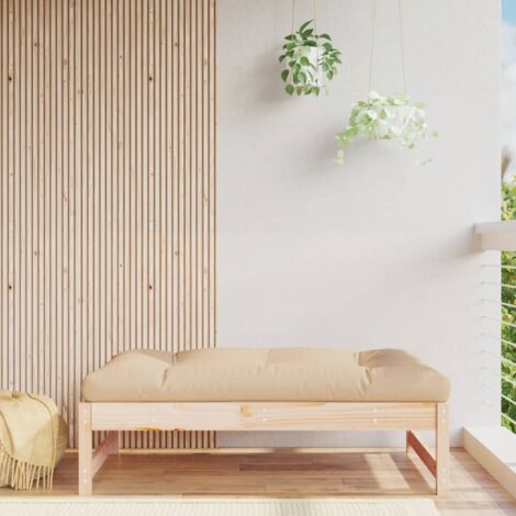 vidaXL Garden Footstool 120x80 cm Solid Wood Pine