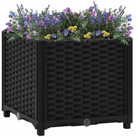 vidaXL Hochbeet 40x40x38 cm Polypropylen