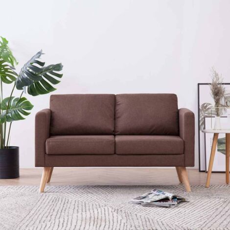 2-Sitzer Sofa Braun