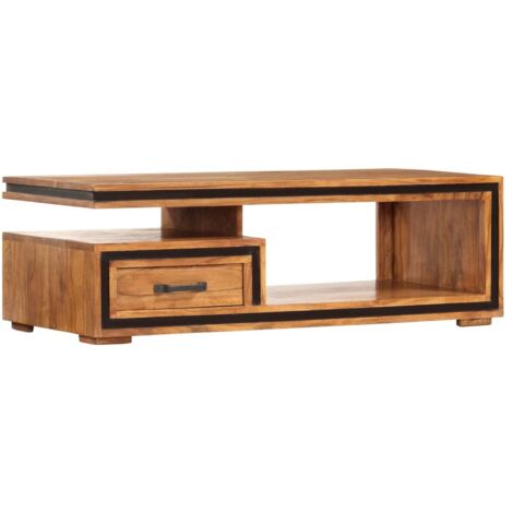 Couchtisch Massivholz Akazie 100x45x33 cm vidaXL