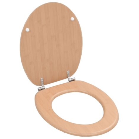 Toilettensitz mit MDF-Bamboo-Design