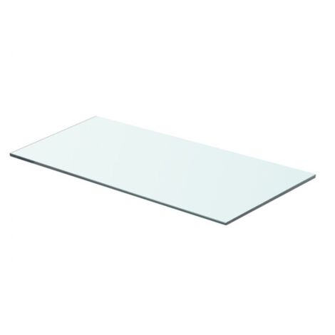 vidaXL Regalpaneel Transparentes Glas 60 x 25 cm