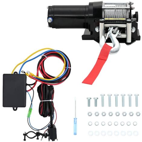 12 V Elektrischer Winden 1360 KG mit Kabel und Montageschelle